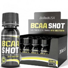 Аминокислоты BioTech BCAA Shot - zero carb (20x60 миллилитров) 