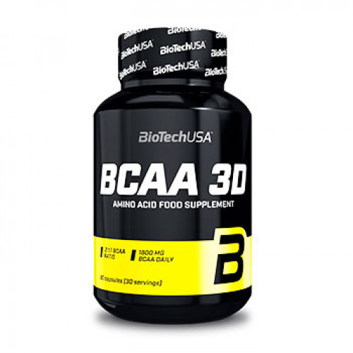 BCAA, БЦАА 3D BioTech 90 капсул