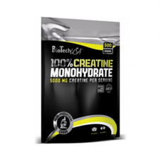 Креатин BioTech 100% Creatine Monohydrate (пакет 500 грамм) 