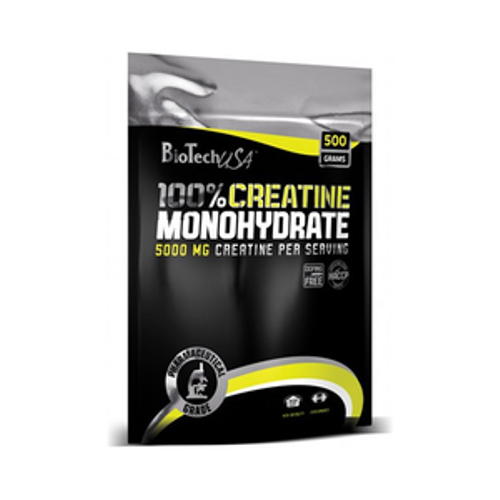 Креатин BioTech 100% Creatine Monohydrate (пакет 500 грам)