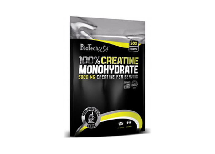 Креатин Біотеч 100% Creatine Monohydrate (пакет 500 грам)