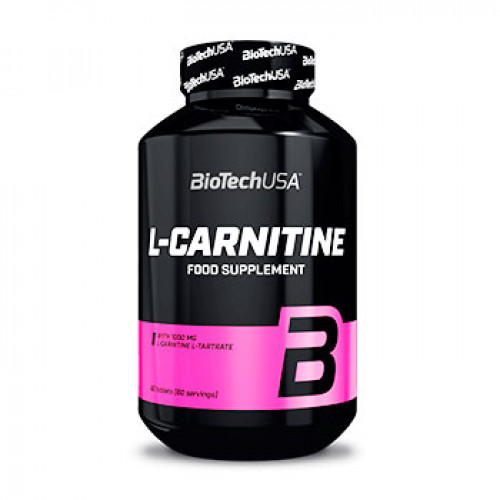 Жироспалювач BioTech Л-Карнітин, L-Carnitine 1000 mg (60 таблеток)