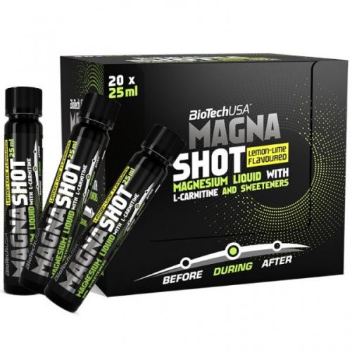 Магній Magna Shot BioTech 20 * 25 г лимон-лайм