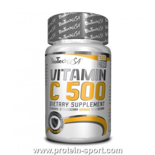 Вітамін С, Vitamine C 500 BioTech 120 табл
