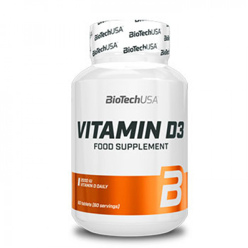 Вітамін Д3, Vitamine D3 BioTech 60 капс