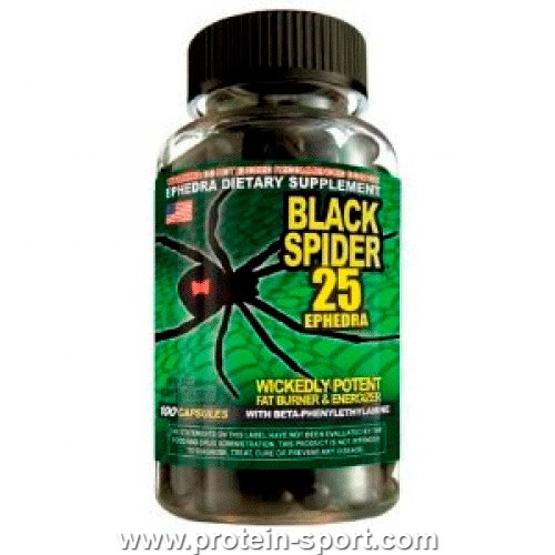Жироспалювач Black Spider Cloma Pharma100 капс