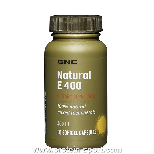 Вітаміни Е, Vitamin E NATURAL 400 (90 капс)