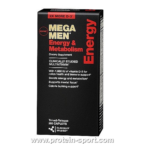 Вітаміни MEGA MEN ENERGY & METABOLISM 180 табл