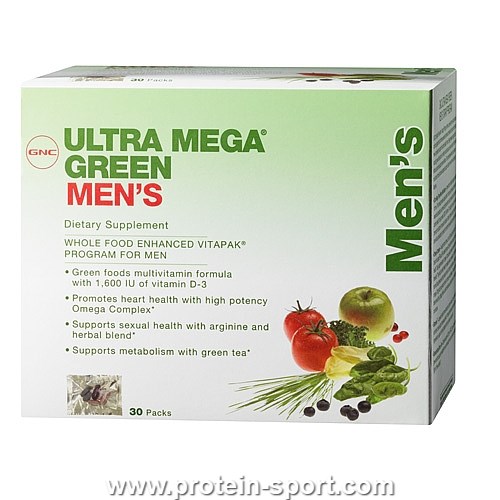 Комплекс вітамінів для чоловіків ULTRA MEGA GREEN MEN`S 30 пак