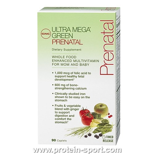 Вітаміни для Вагітних Ultra Mega GREEN PRENATAL 90 табл
