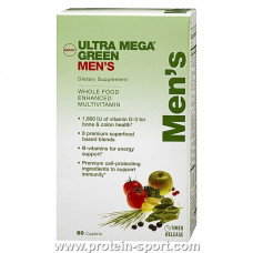 Витамины для мужчин Ultra Mega GREEN MEN`S 60 табл