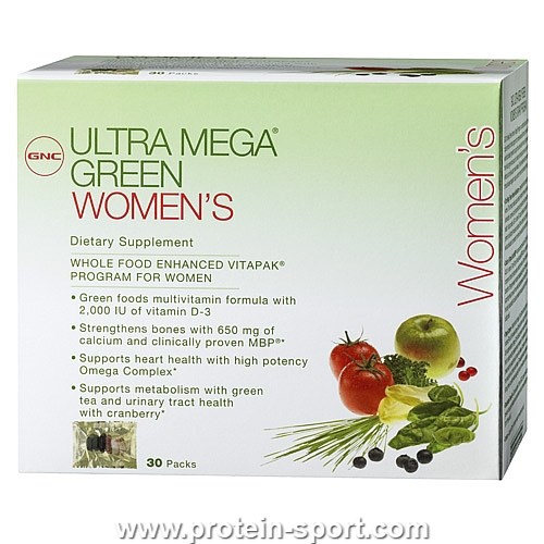 Вітаміни для Жінок, Ultra Mega Green Women`s 30 пак