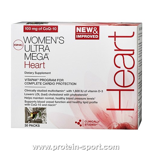Вітаміни жіночі, WOMEN`S ULTRA MEGA HEART VITAPAK 30 пак