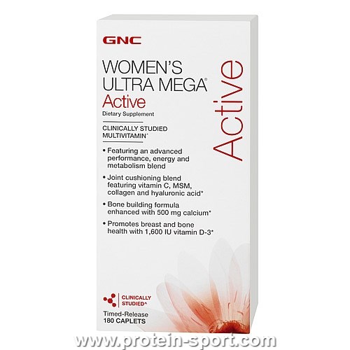 Витамины для женщин, WOMEN`S ULTRA MEGA ACTIVE 180 табл