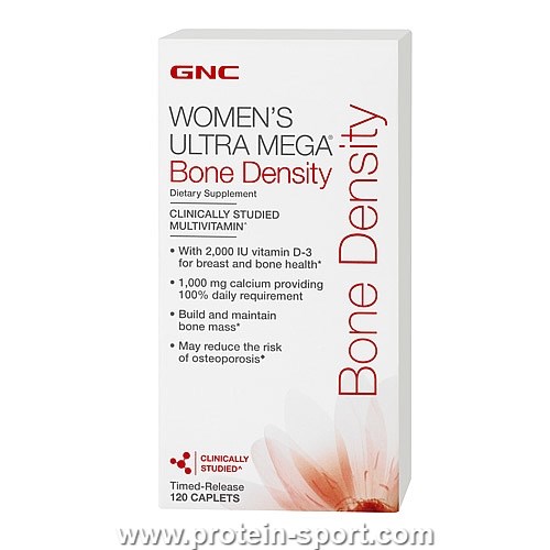 Мультивитамины для женщин, Women`s Ultra Mega Bone Density 120 табл