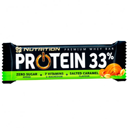 Протеїновий Батончик Protein Bar 33% солона карамель 50г