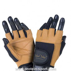 Перчатки для тренировок FITNESS MFG 444 (S) - коричневый