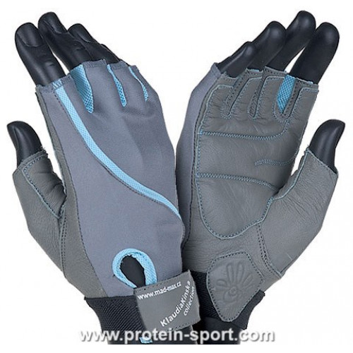 Перчатки для фитнесса KLAUDIA MFG 910 голубой