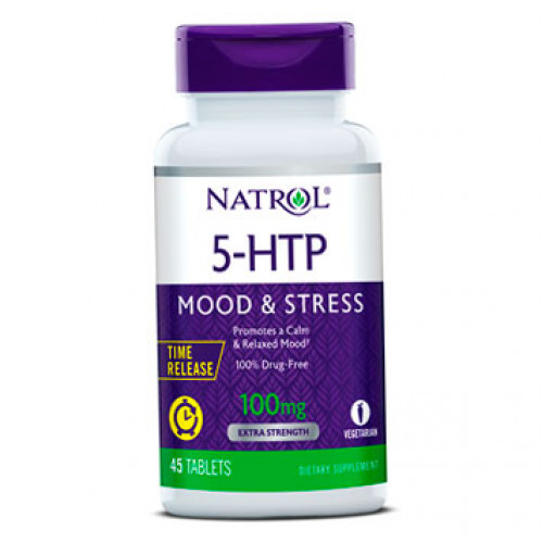 5-HTP (5 гідрокситриптофан) 100мг T-R 45 таблеток, Natrol