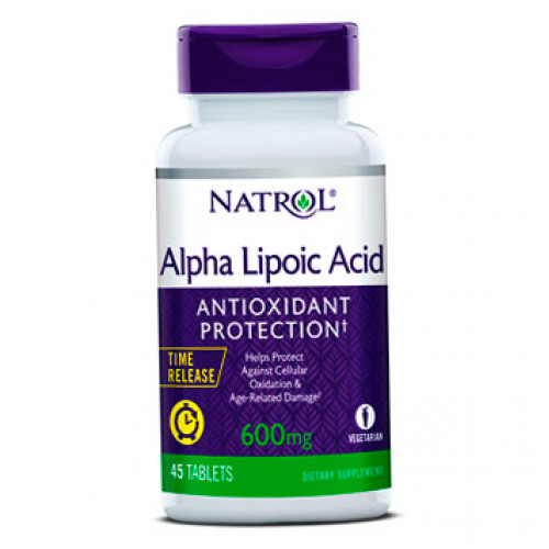 Альфа-ліпоєва кислота, Alpha Lipoic Acid 600 мг 45 таблеток
