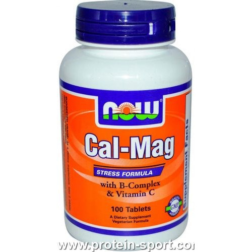 Кальцій Магній, Now Foods Cal-Mag 100 таблеток