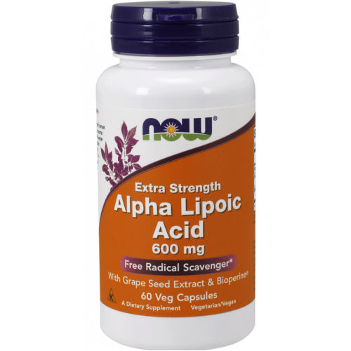 Альфа-ліпоєва кислота NOW FOODS Alpha Lipoic Acid 600mg 120 капс