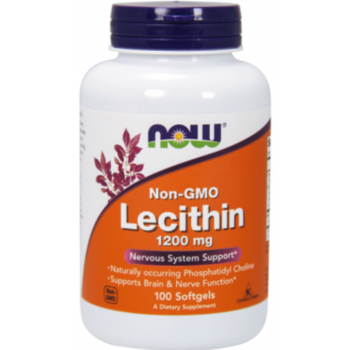 Лецитин, Lecithin 1200mg Now Foods 100 софтгель