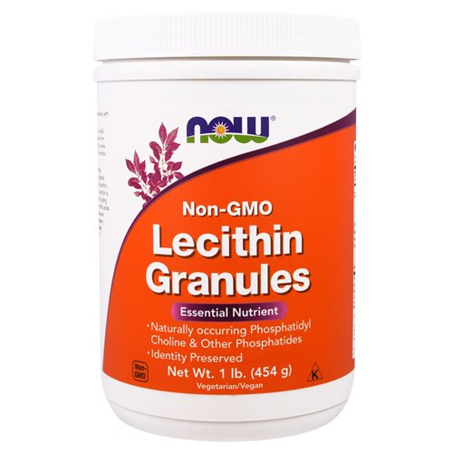 Лецитин, Lecithin Granules Now Foods 454г