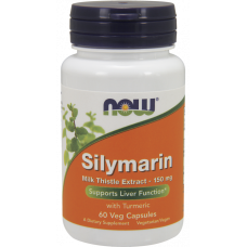 Силимарин, экстракт расторопши, Silymarin 150mg Now Foods 60 капсул