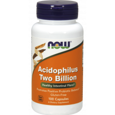 Пробіотик Ацидофілус, NOW Acidophilus Two Billion 100 капс