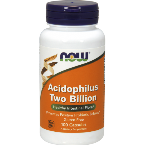 Пробіотик Ацидофілус, NOW Acidophilus Two Billion 100 капс