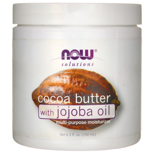 Масло какао з маслом жожоба Now Foods Cocoa Butter with jojoba oil 192мл