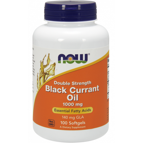 Масло чорної смородини Now Foods Black Currant Oil 1000mg 100 софтгель