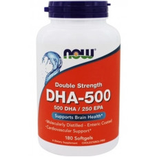 Докозагексаеновая кислота DHA-500 Now Foods 180 софтгель