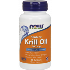 Масло Криля, Krill Oil 1000 мг Now Foods 60 софтгель