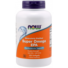 Жирные кислоты Super Omega EPA Now Foods 120 софтгель