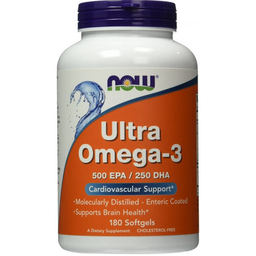 Омега 3 Now Foods Ultra Omega-3 180 софтгель