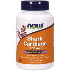 Акулячий хрящ, Shark Cartilage 750mg 100 капсул