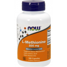 Метіонін, L-Methionine 500mg Now Foods 100 капс