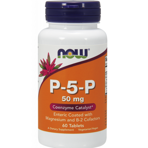 Піридоксаль-5-фосфат, P-5-P 50mg Now Foods 60 таблеток