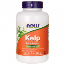 Kelp, бурая водоросль, Now Foods 227г