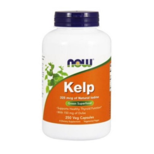 Келп, бурі водорості, Now Foods Kelp 250 капс