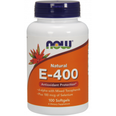 Витамин E-400 Now Foods 100 софтгель