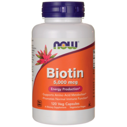 Вітамін Біотин В7 Now Foods Biotin 5000 mcg 60 капс