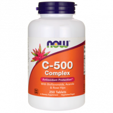 Витамин С 500 мг, Now Foods C 500 Complex 250 табл