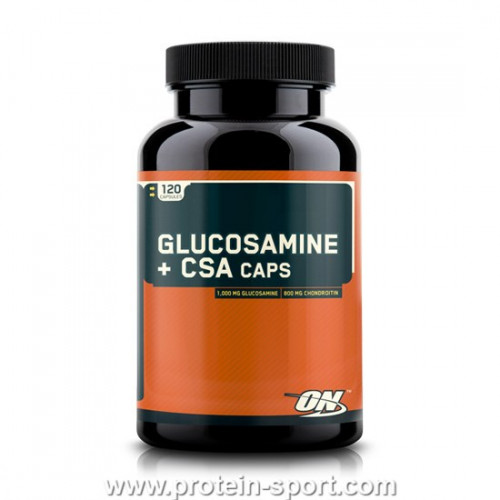 Для суглобів та зв'язок Glucosamine Plus CSA Caps Optimum Nutrition 120 капсул