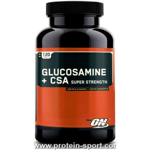Для суглобів та зв'язок Glucosamine Plus CSA Super Strength Optimum Nutrition 120 таблеток