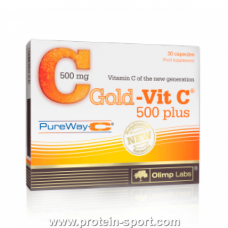 Витамин С с Биофлавоноидами, Gold-Vit C 500 plus (30 капсул)