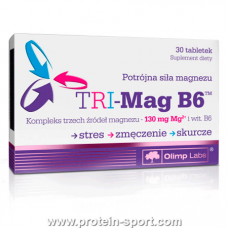 Магній та Вітамін В6, Olimp TRI-Mag B6 (30 капсул)