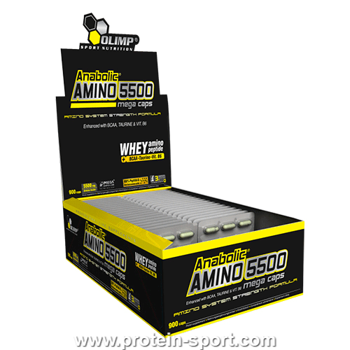 Комплекс аминокислот, Anabolic amino 5500 mega caps Olimp 30 x 30 капсул